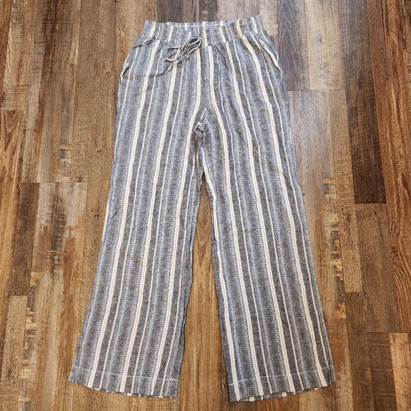 Briggs Drawstring Waist Linen Pants - Picture 1 of 4